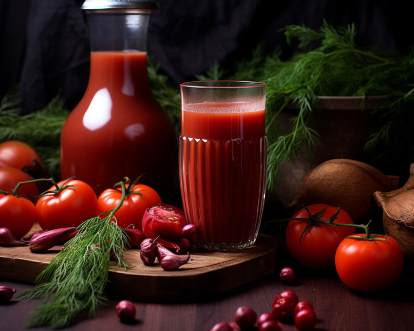 A photo of a tomato juice, beverage advertisement photography inspiration Get unlimited access to a library of free ai prompts and ai images to help you generate creative ideas.