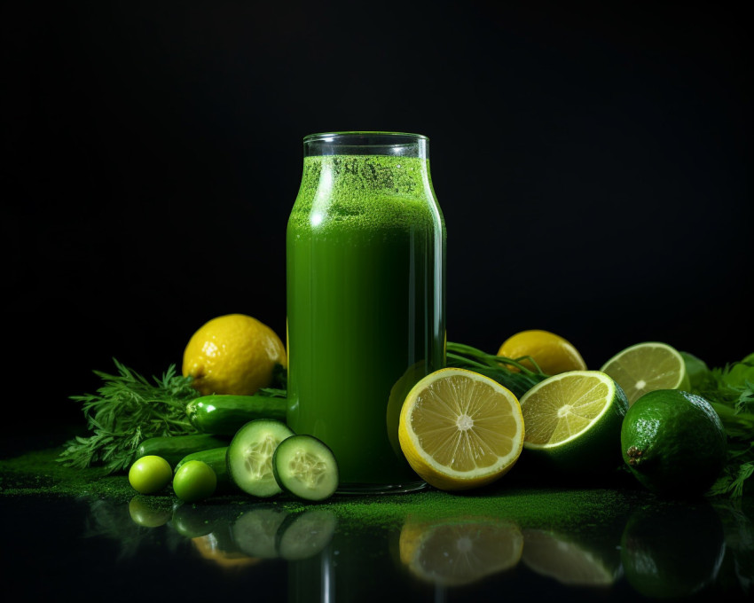 A photo of a Lime juice, beverage advertisement photography inspiration A photo of a Lime juice, beverage advertisement photography inspiration