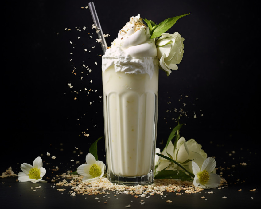 A photo of a banana milkshake, beverage advertisement photography inspiration Get unlimited access to a library of free ai prompts and ai images to help you generate creative ideas.