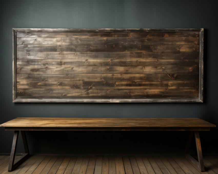 An empty chalkboard hanging on a wall ready for ideas to be drawn An empty chalkboard hanging on a wall ready for ideas to be drawn