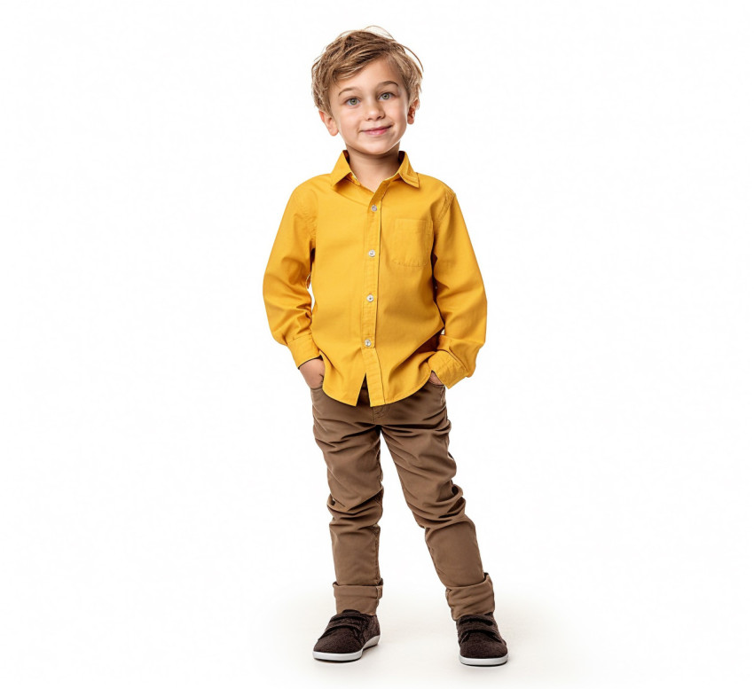 Smiling preschool boy on white background Smiling preschool boy on white background