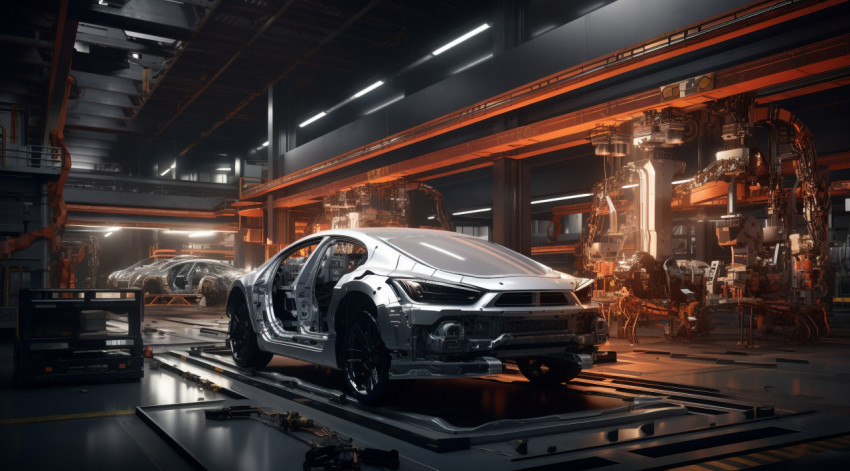 Car assembly line robots Car assembly line robots, assembly line car production, assembly line car manufacturing