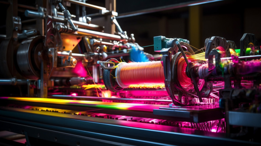 The machine in motion a time lapse shot The machine in motion a time lapse shot, industrial machinery stock images ai, midjourney prompt ideas