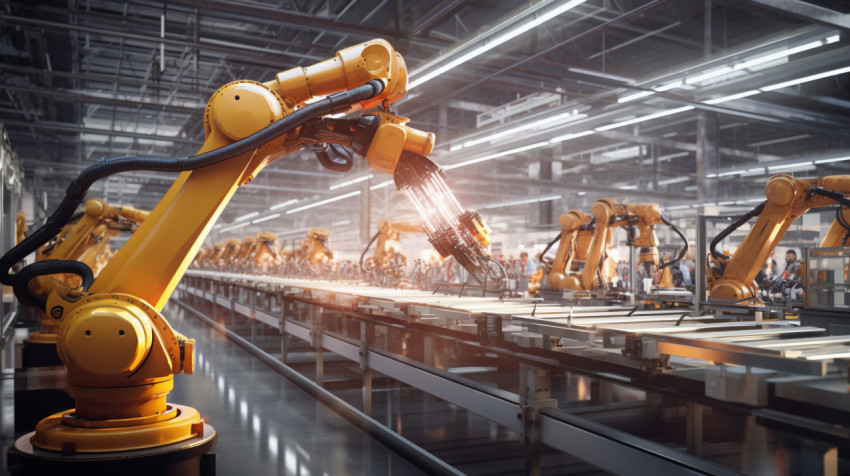 Robot Arm Takes Control of Production Line Robot Arm Takes Control of Production Line