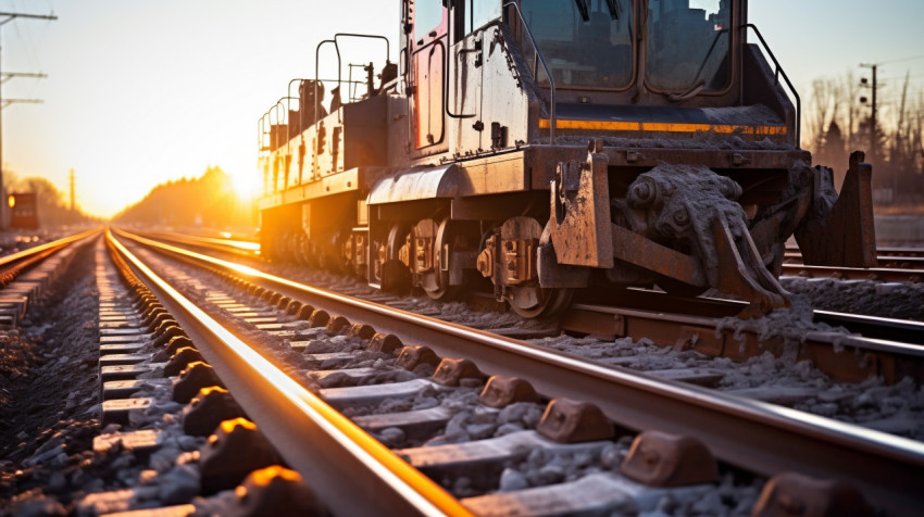 The power of bulldozer tracks The power of bulldozer tracks, industrial machinery stock images ai, midjourney prompt ideas