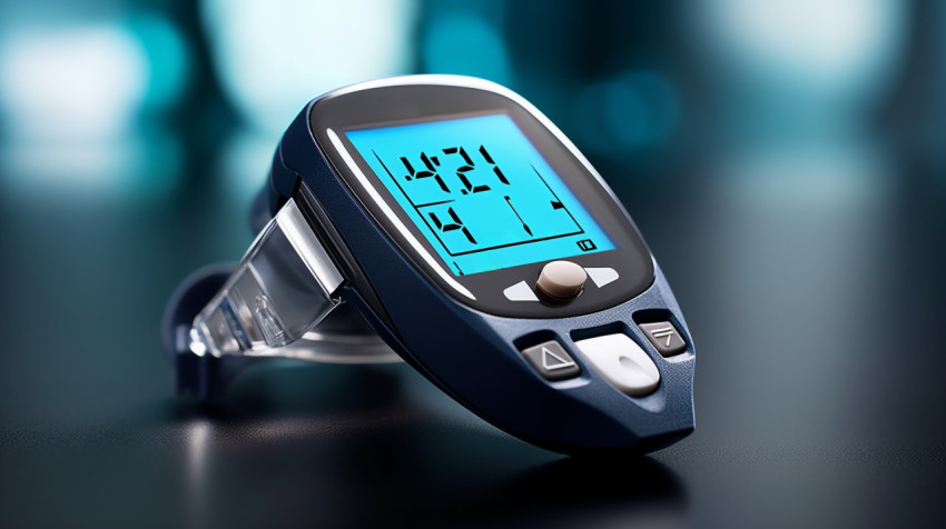 Diabetes patient testing blood glucose levels Diabetes patient testing blood glucose levels, diabetes concept