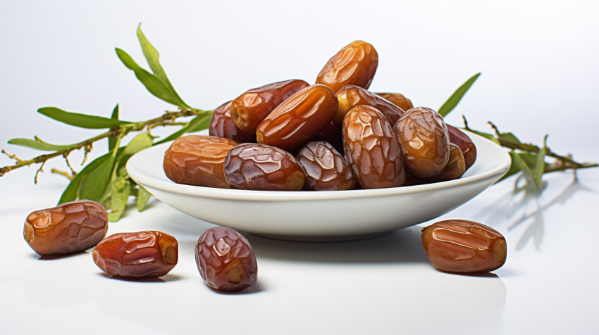 Sweet dates on white background Sweet dates on white background, sweet dates image