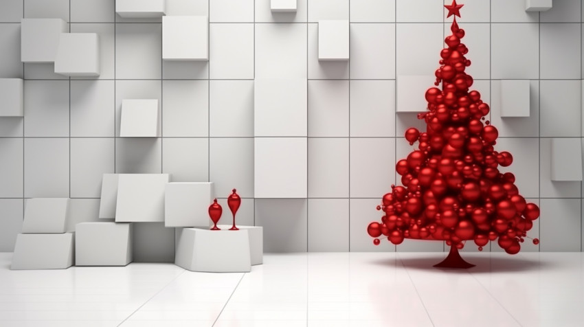 A merry christmas tree with a white blanket of snow A merry christmas tree with a white blanket of snow, christmas stock image ai, christmas stock photos ai