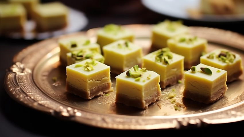 Scrumptious barfi in high definition Scrumptious barfi in high definition, diwali festival stock image, diwali festival ai prompt