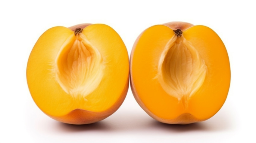 Isolated apricot acutum fruit on white Isolated apricot acutum fruit on white