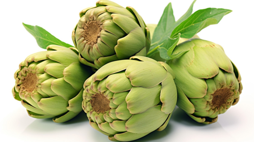 Fresh artichoke isolated on white Fresh artichoke isolated on white, artichoke image