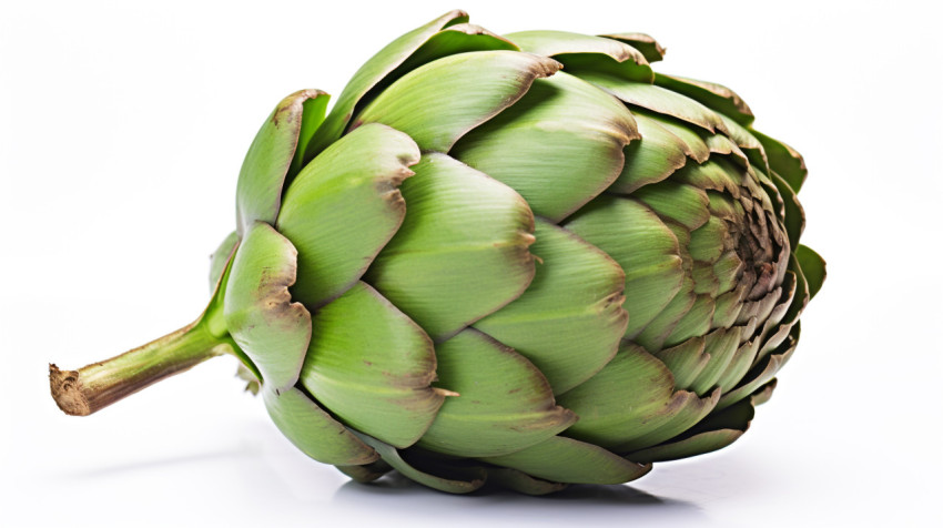 Artichoke on a white background Artichoke on a white background, artichoke image