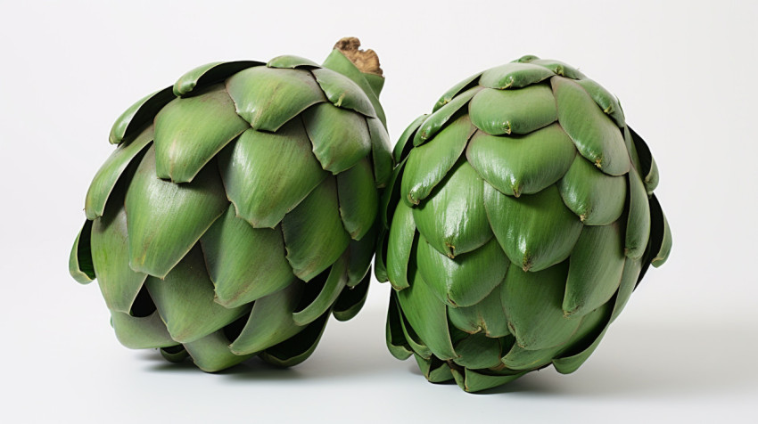 Two green artichoke Two green artichoke, artichoke image