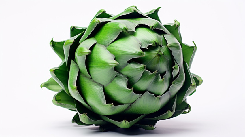 Single artichoke isolated on white Single artichoke isolated on white, artichoke image