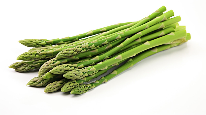 Fresh asparagus bunch on white background Fresh asparagus bunch on white background, asparagus image