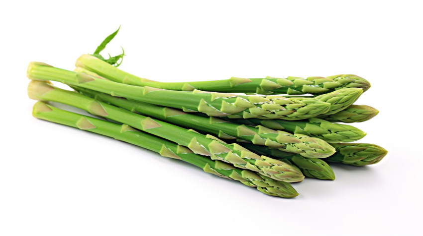 Green asparagus spears isolated on white Green asparagus spears isolated on white, asparagus image