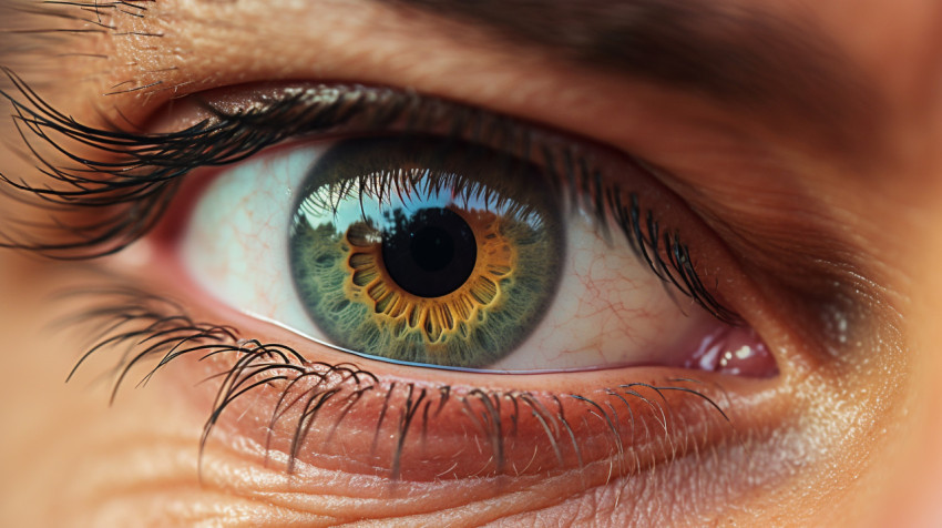 Man's mustached eyes Man's mustached eyes, men eyes close up image