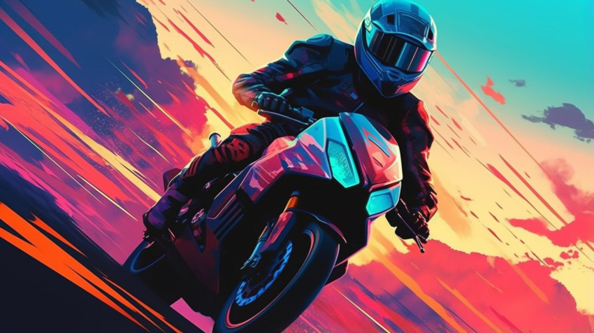 synthwave art october