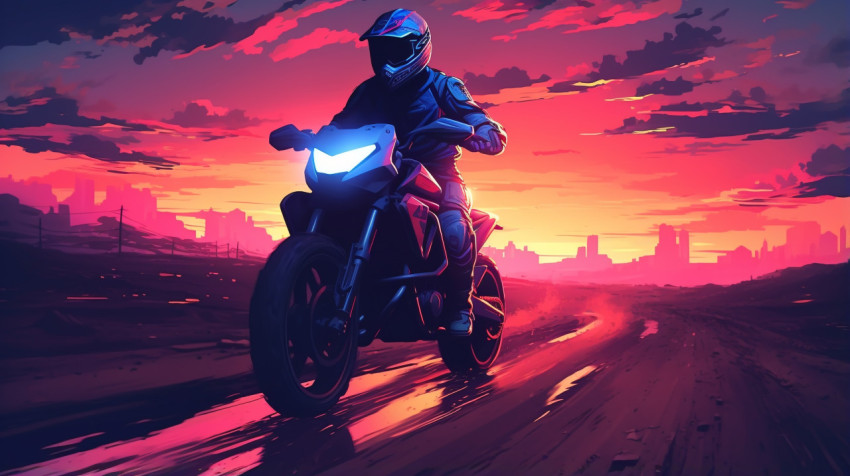 Synthwave Artwork for October Synthwave Artwork for October