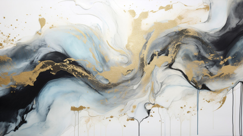 an abstract painting with gold an abstract painting with gold