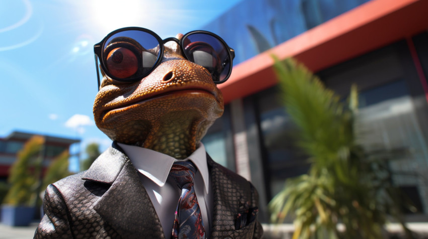Corporate Frog Ready for Business