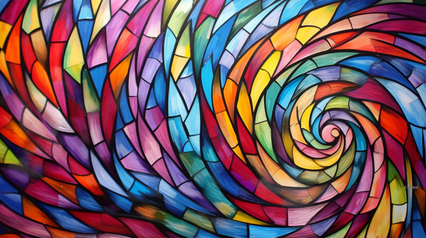 Abstract floral swirl background Abstract floral swirl background