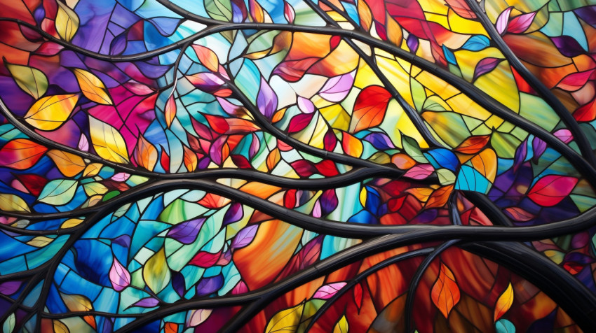 An abstract colorful abstract art An abstract colorful abstract art
