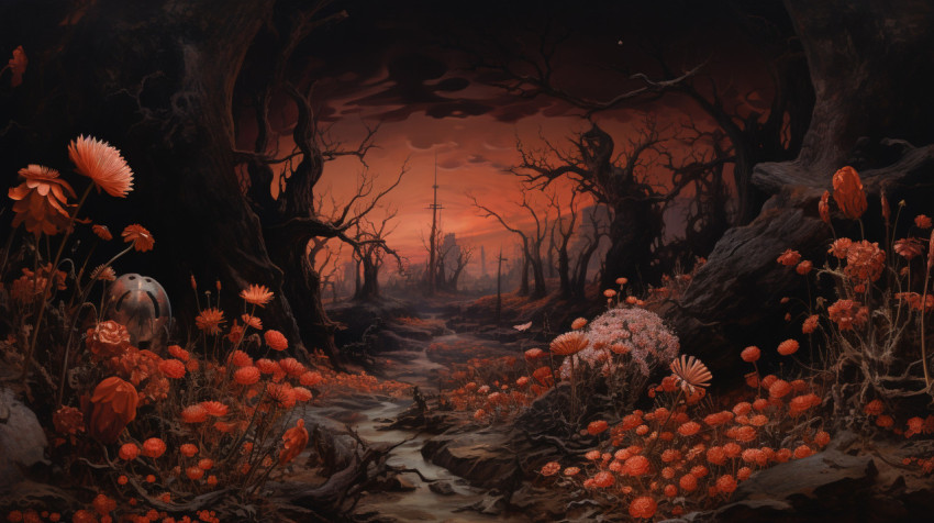 Fantasy Flower Meadow Fantasy Flower Meadow