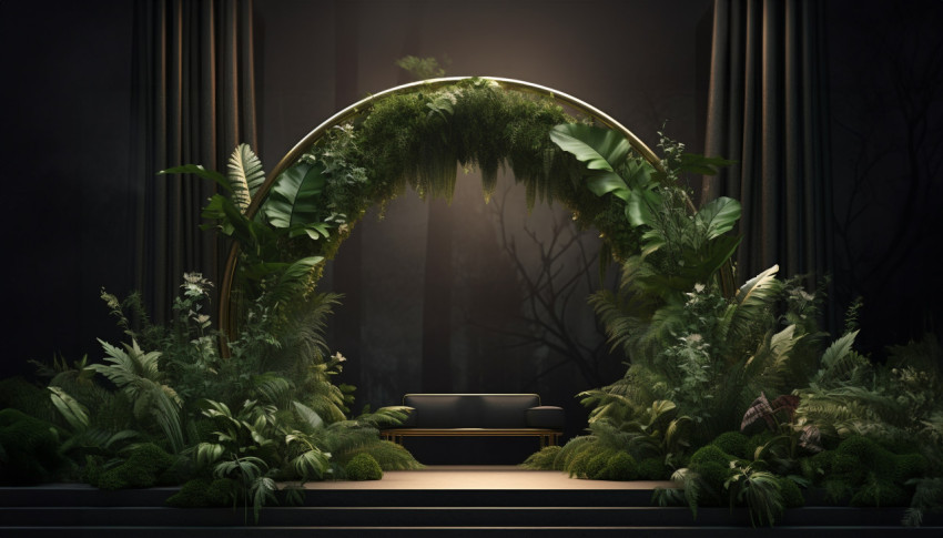 An upside down circular frame with plants on it 3d rendering, free ai prompts and images floral photo backdrops Get unlimited access to a library of free ai prompts and ai images to help you generate creative ideas.