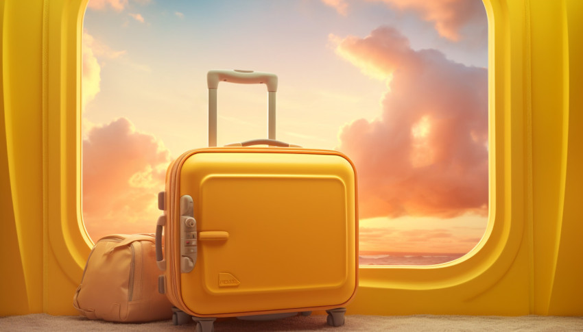 Ellow Luggage on Otokova Island Ellow Luggage on Otokova Island