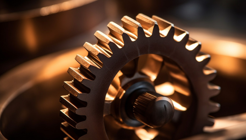 Cogwheel in Focus Cogwheel in Focus