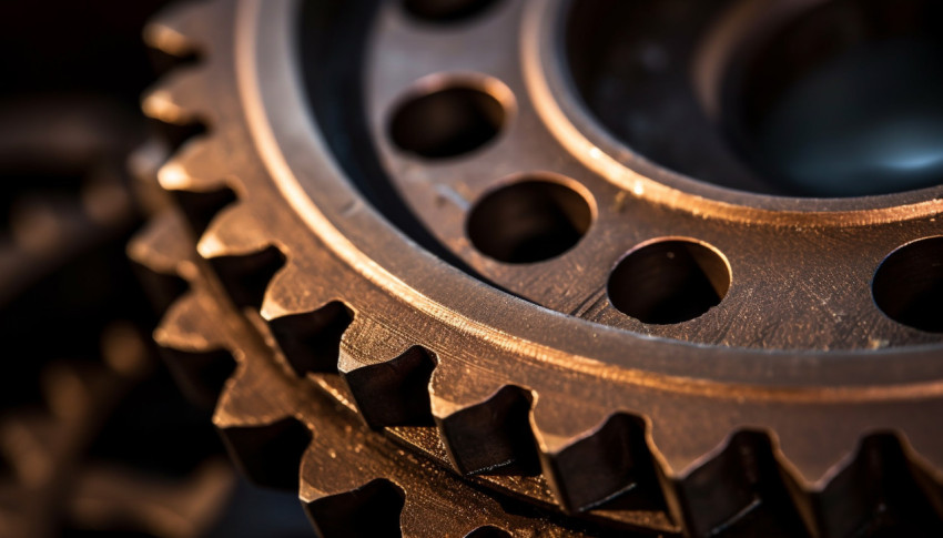Close-up of a Cogwheel Close-up of a Cogwheel