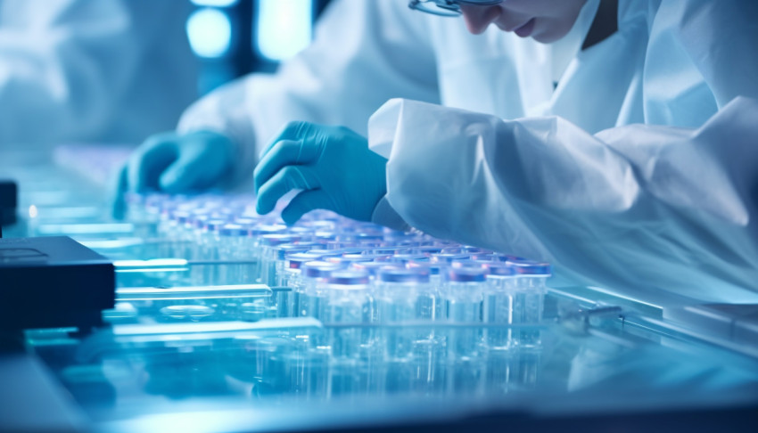 Doctors hand healthcare researchers working in life science labs Doctors hand healthcare researchers working in life science labs medical science technology research for vaccine testing vaccine against, healthcare stock images, life sciences stock images, ai stock images