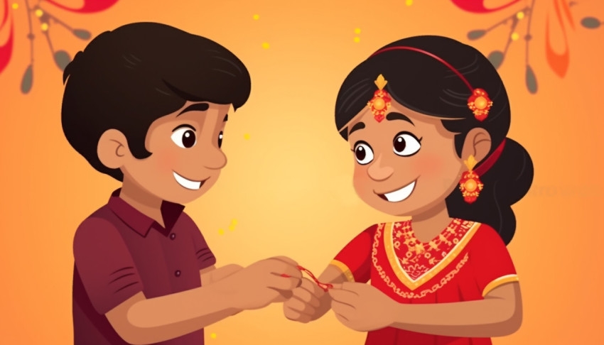 Cute indian sister tying rakhi on brothers wrist Get unlimited access to a library of free ai prompts and ai images to help you generate creative ideas.