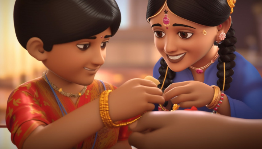 Closeup shot of sister tying rakhi on her brothers Closeup shot of sister tying rakhi on her brothers, raksha bandhan stock photo, raksha bandhan vector illustration, raksha bandhan ai generator