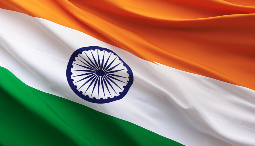 Indian Independence Day Flag Background
