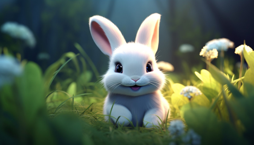 Cute rabbit 3d hd wallpapers Cute rabbit 3d hd wallpapers, midjourney ai art, ai art, midjourney free prompts