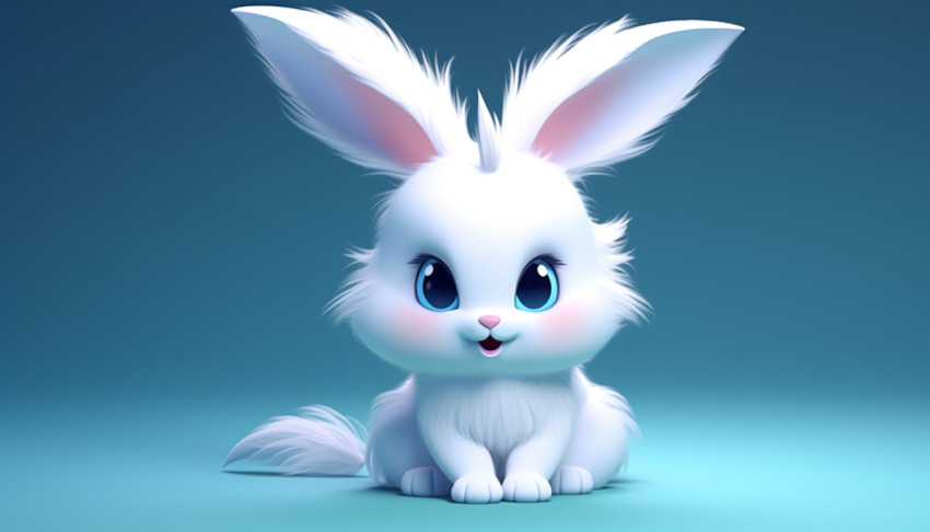 Cute bunny with flowers Cute bunny with flowers, midjourney ai art, ai art, midjourney free prompts