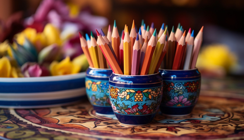 Pencils in a Variety of Colors Pencils in a Variety of Colors