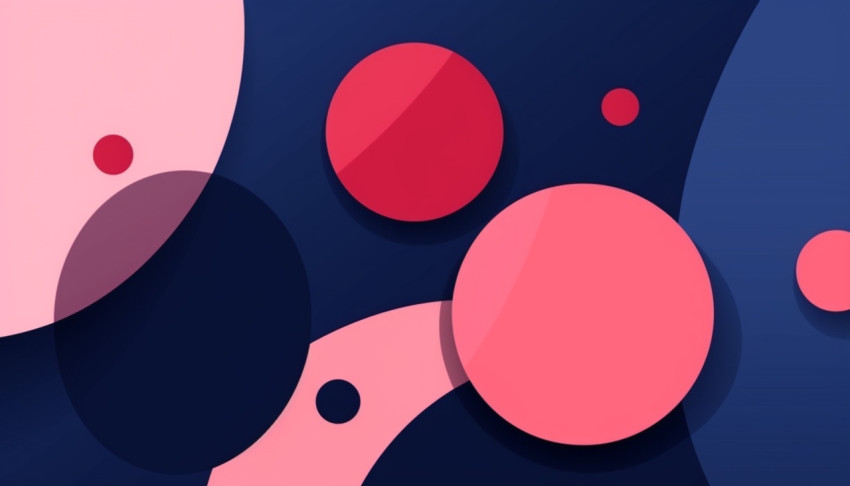 a background with colored circles a background with colored circles