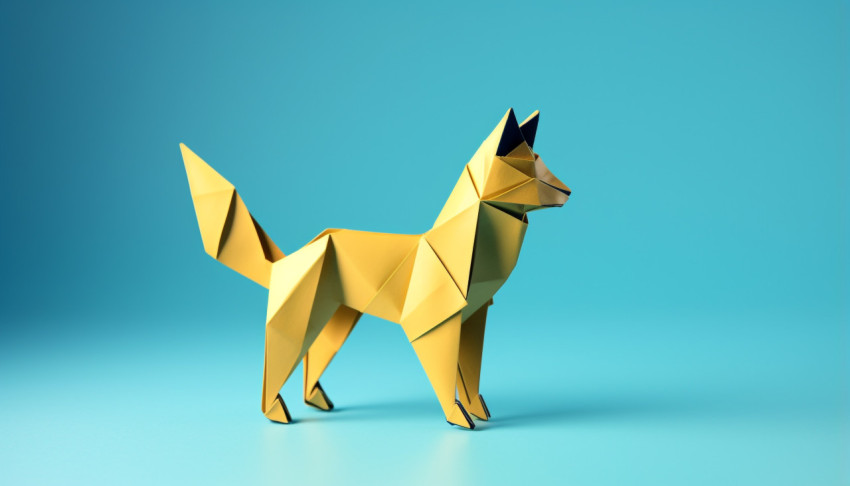 Origami Fox Paper Craft Origami Fox Paper Craft