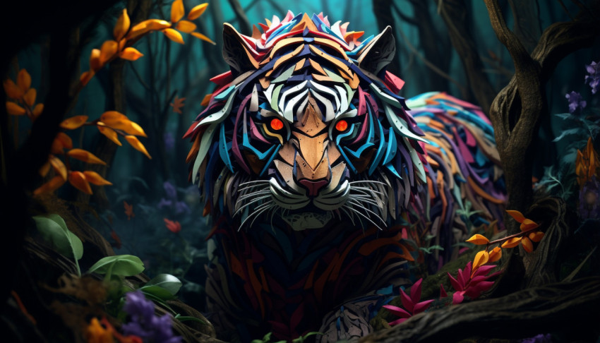Paper Tiger in Color Paper Tiger in Color