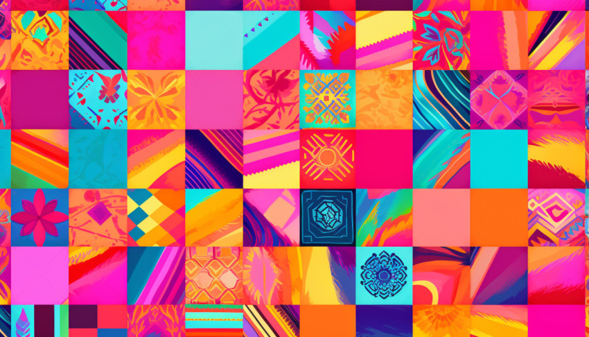 Patchwork Quilt Vector Artwork Patchwork Quilt Vector Artwork