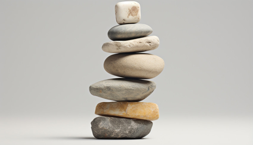 Small Rock Stack in Balance Small Rock Stack in Balance