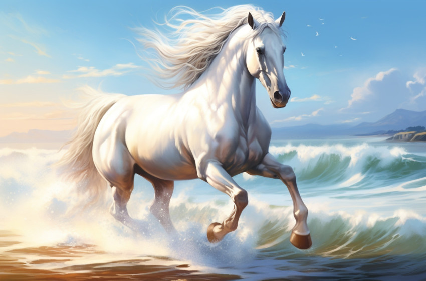 The beauty of horse country The beauty of horse country, midjourney ai art, ai art, midjourney free prompts