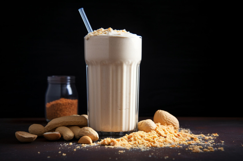 A photo of a peanut butter milkshake, beverage advertisement photography inspiration Get unlimited access to a library of free ai prompts and ai images to help you generate creative ideas.