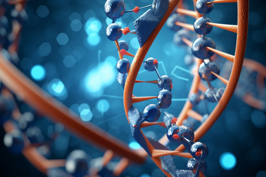 A photo of a blue dna, healthcare stock image Get unlimited access to a library of free ai prompts and ai images to help you generate creative ideas.