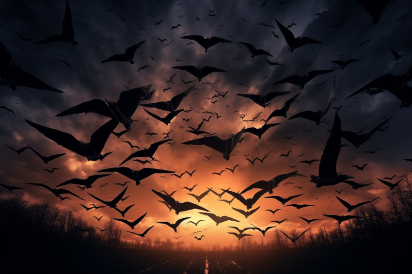 A picture of the moon rising in a dark and mysterious sky. Crows A picture of the moon rising in a dark and mysterious sky. Crows