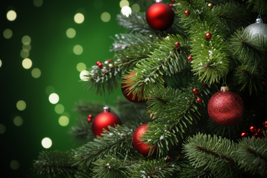 A picture of a christmas scene with a christmas tree and decorat A picture of a christmas scene with a christmas tree and decorat