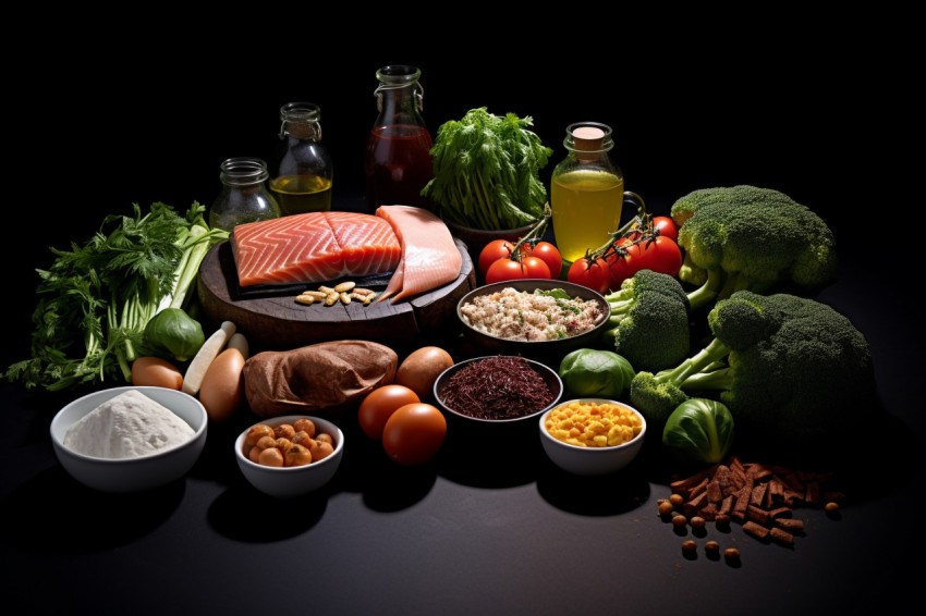 A picture of healthy food that helps you build muscle and lose w A picture of healthy food that helps you build muscle and lose w